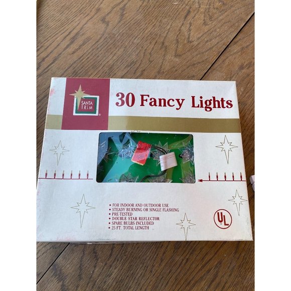 AS IS Vintage plastic star Christmas lights - Picture 1 of 7